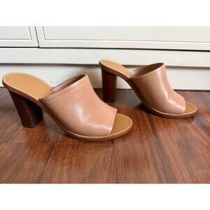 J.Crew Marlow Mules sandal in tan, size 7.5